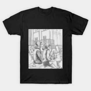 London Black and White T-Shirt